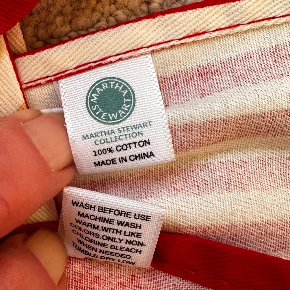 NWT Martha Stewart Collection for Macy’s Set of 3 Holiday Kitchen Towels Santa